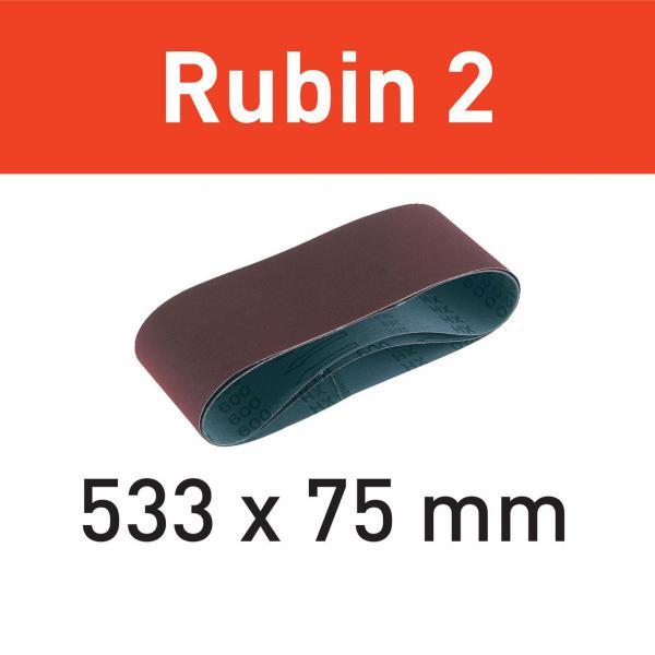 Brusni papir FESTOOL Rubin 2 L533X 75-P60 RU2 / 10