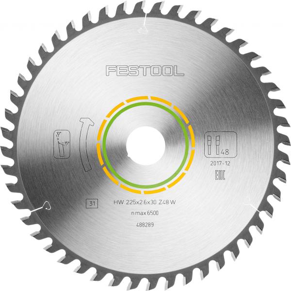 List krožne žage za les FESTOOL FINE CUT VW 225x2,6x30 W48