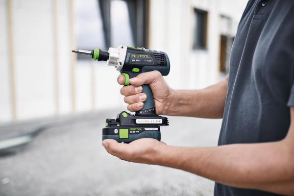 Akumulatorski vrtalnik FESTOOL QUADRIVE TDC 18/4 5,0/4,0 I-Plus