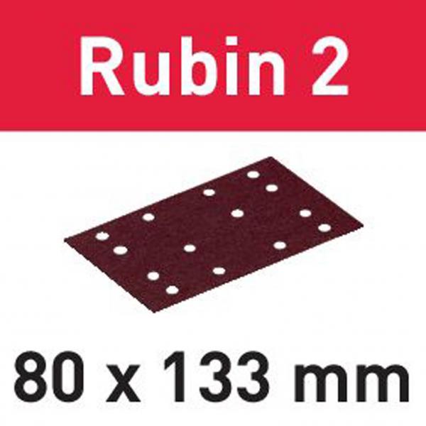 Brusni papir FESTOOL Rubin 2 STF 80X133 P100 RU2 / 10