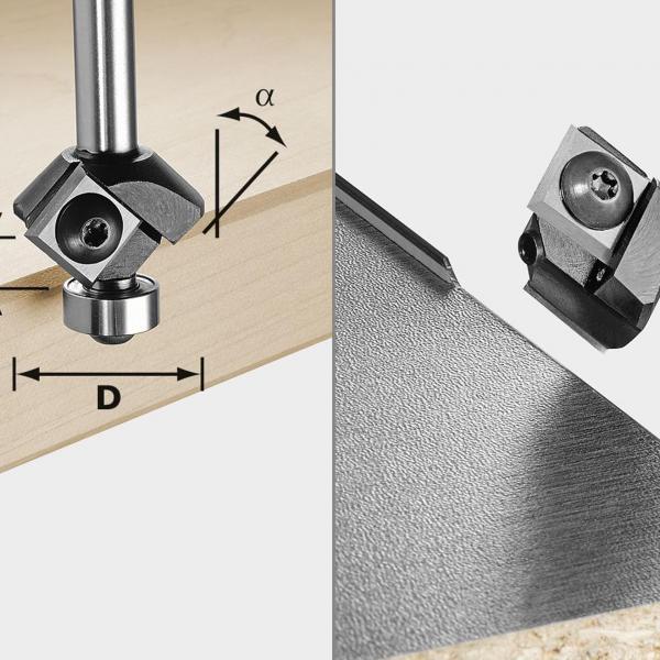 Rezkar FESTOOL S8 HW 45 ° D27 12x12 KL