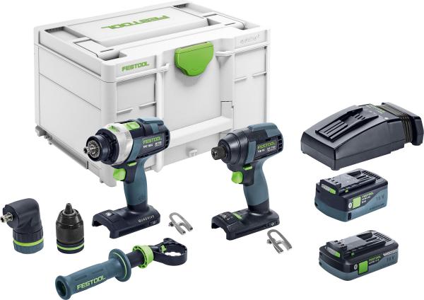 Set vrtalnikov FESTOOL TID 18 5,2 / 4,0-Set TPC 18/4