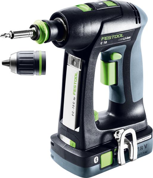 Akumulatorski vrtalnik FESTOOL C 18 HPC 4,0 I-Plus