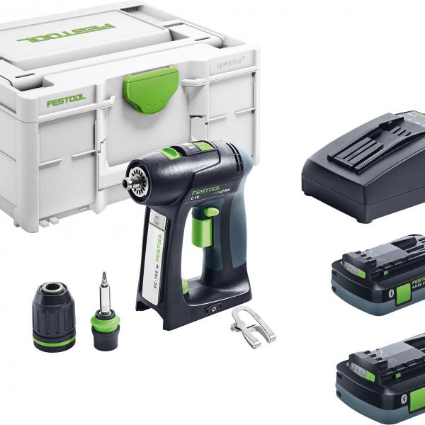 Akumulatorski vrtalnik FESTOOL C 18 HPC 4,0 I-Plus
