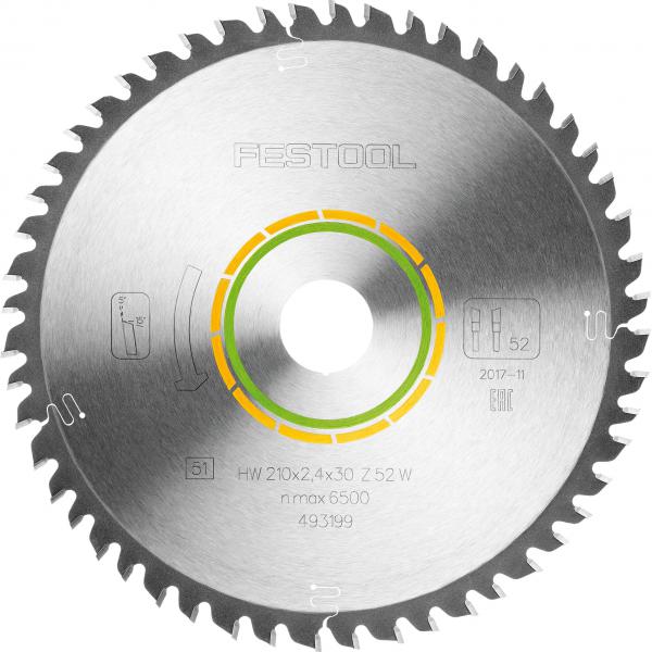 List krožne žage za les FESTOOL FINE CUT VW 210x2,4x30 W52