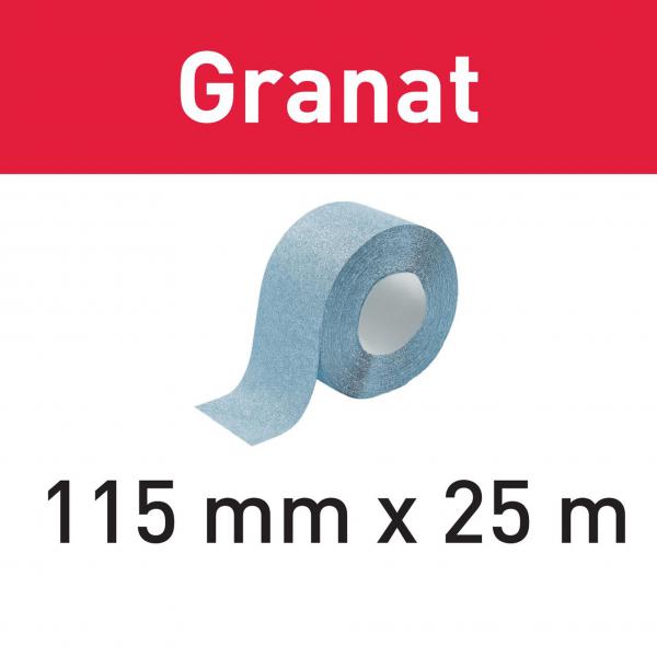 Brusni papir FESTOOL Granat 115x25m P40 GR