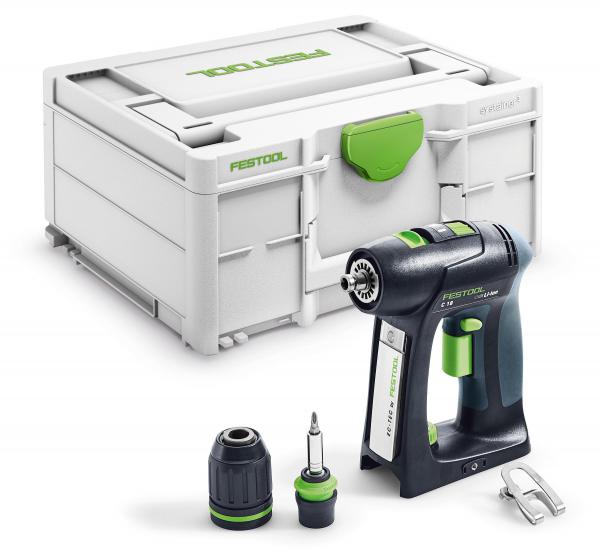 Akumulatorski vrtalnik FESTOOL C 18-Basic