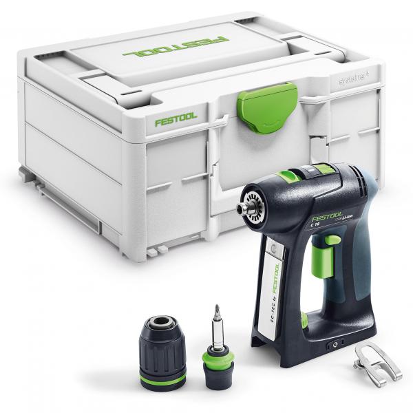 Akumulatorski vrtalnik FESTOOL C 18-Basic