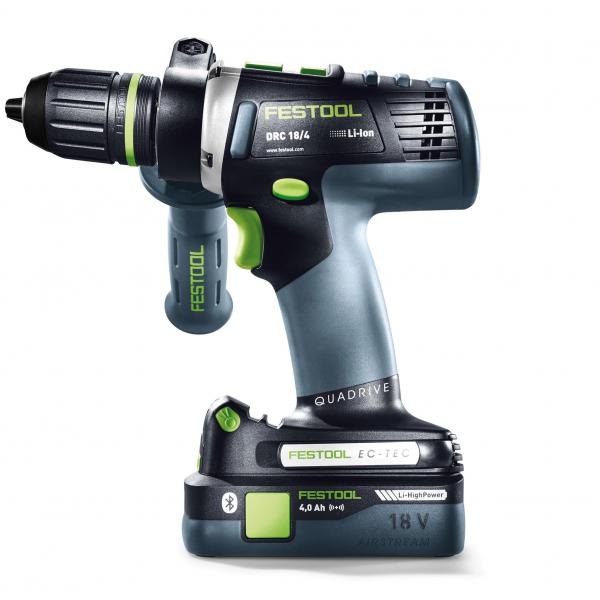 Akumulatorski vrtalnik FESTOOL QUADRIVE TDC 18/4 5,0/4,0 I-Plus