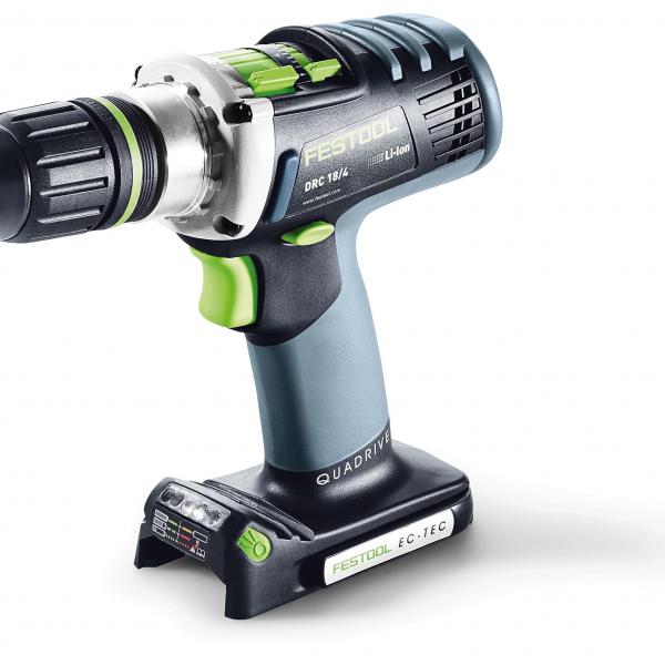 Akumulatorski vrtalnik FESTOOL QUADRIVE TDC 18/4-Basic