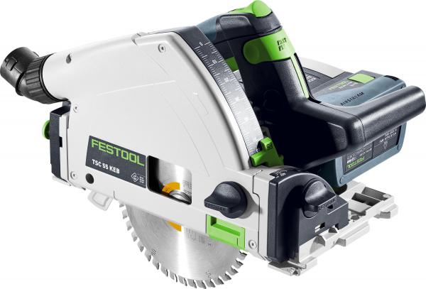 Akumulatorska potopna žaga FESTOOL TSC 55 KEBI-Plus / XL-FS