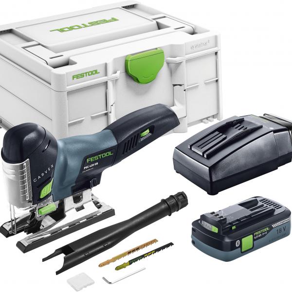 Akumulatorska nihajna vbodna žaga FESTOOL CARVEX PSC 420 HPC 4,0 EBI-Plus
