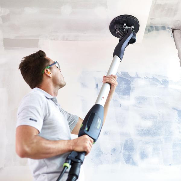 Set FESTOOL brusilnik z dolgim dosegom PLANEX LHS-E 225 in sesalec CTM 36