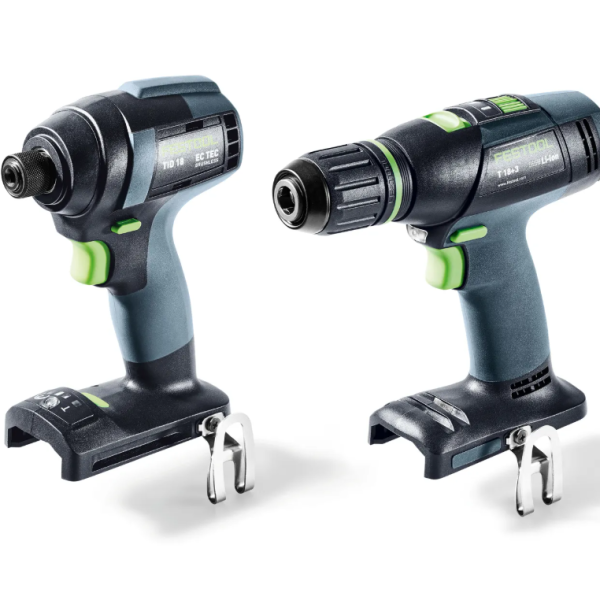 Set vrtalnikov Festool TID 18 in T18