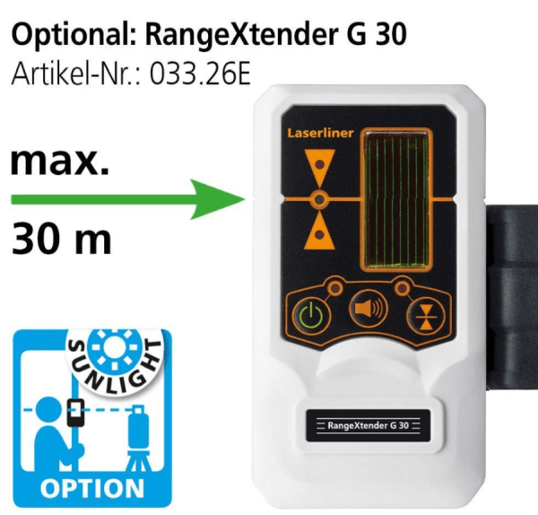 LaserLiner križni laser Set SmartCross-Laser GX 150 cm zelen