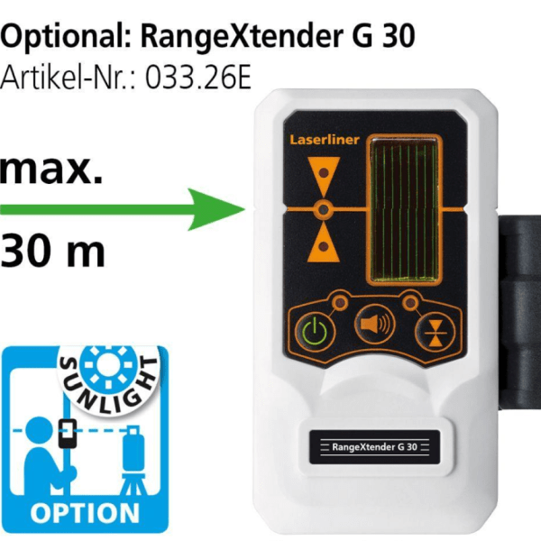 LaserLiner križni laser Set SmartCross-Laser GX 150 cm zelen