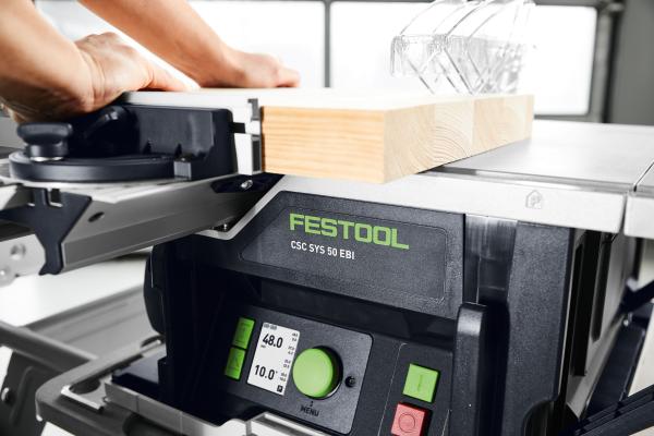 Akumulatorska namizna žaga FESTOOL CSC SYS 50 Basic Set