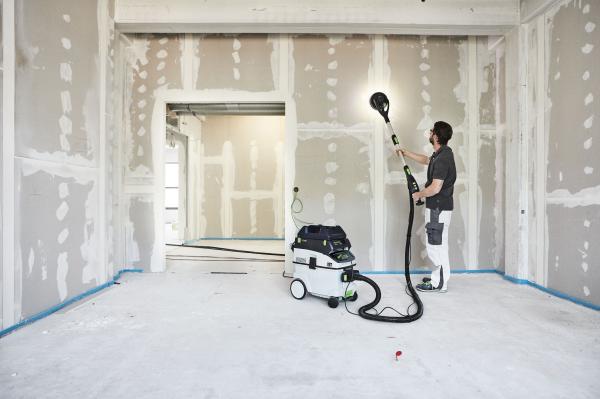 Set FESTOOL brusilnik z dolgim dosegom PLANEX LHS 2 225 EQI in sesalec CTL 36