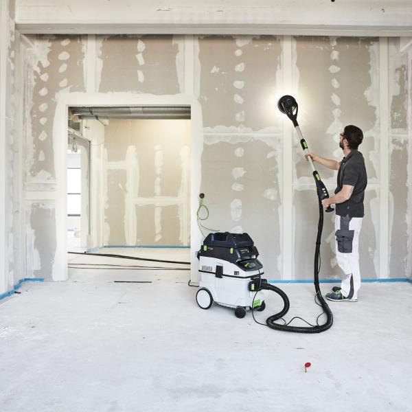 Set FESTOOL brusilnik z dolgim dosegom PLANEX LHS 2 225 EQI in sesalec CTL 36