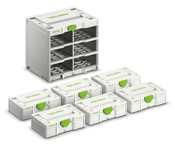 Set kovčkov FESTOOL SYS3-RK/6 M 337-komplet