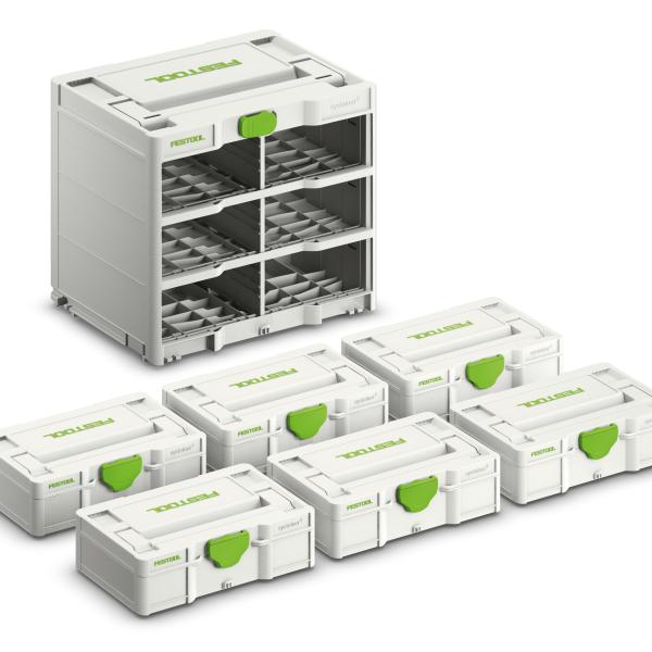 Set kovčkov FESTOOL SYS3-RK/6 M 337-komplet