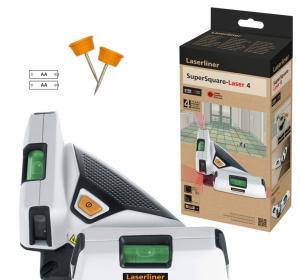 Linijski laser LaserLiner 90° SuperSquare-Laser 4
