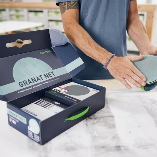 Brusni papir FESTOOL Granat Net D150 GR NET-Set