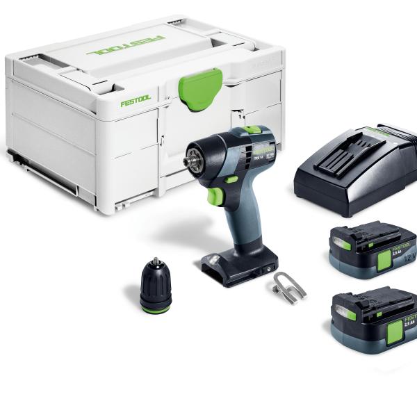 Akumulatorski vrtalnik FESTOOL TXS 12 2,5-Plus
