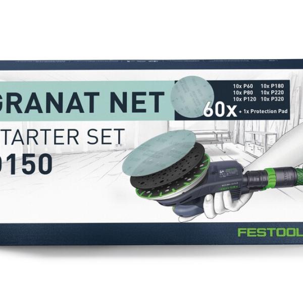 Brusni papir FESTOOL Granat Net D150 GR NET-Set