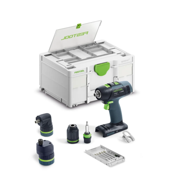 Akumulatorski vrtalnik FESTOOL T 18 + 3 Set Basic