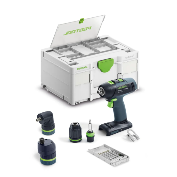 Akumulatorski vrtalnik FESTOOL T 18 + 3 Set Basic