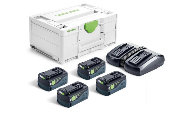 FESTOOL set baterij SYS 18V 4x5,0/TCL 6 DUO