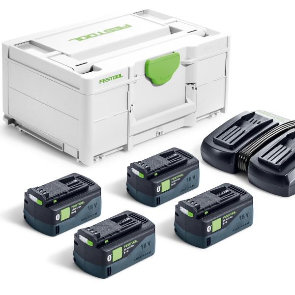 FESTOOL set baterij SYS 18V 4x5,0/TCL 6 DUO