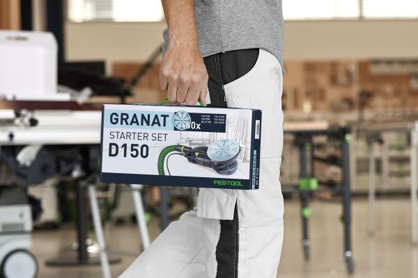 Set brusnih papirjev Festool Granat STF D150/48 GR-komplet