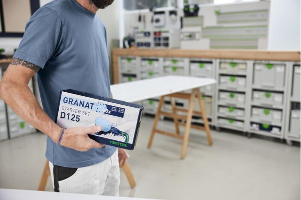 Brusni papir v setu FESTOOL Granat D125 GR-Set