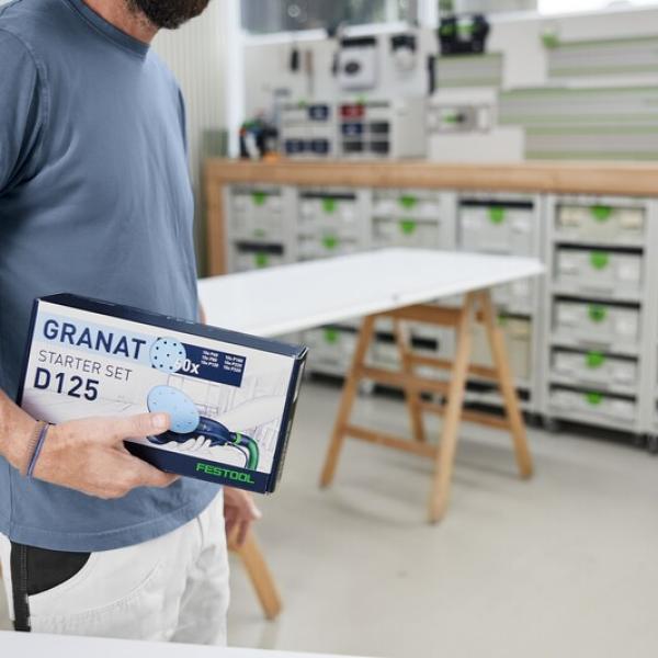Brusni papir v setu FESTOOL Granat D125 GR-Set