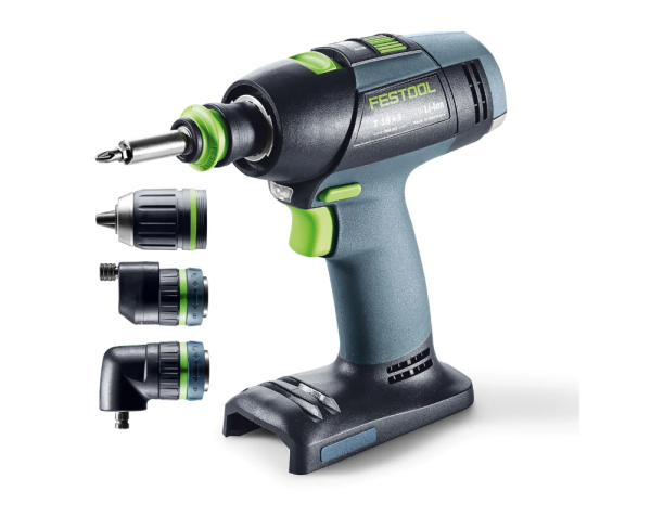 Akumulatorski vrtalnik FESTOOL T 18 + 3 Set Basic