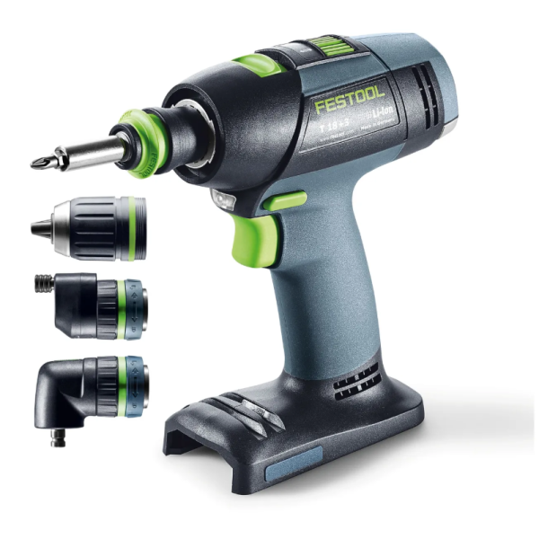 Akumulatorski vrtalnik FESTOOL T 18 + 3 Set Basic
