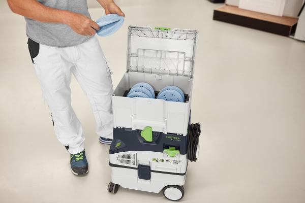 Set brusnih papirjev Festool Systainer³ Granat SYS-STF D150 GR-komplet