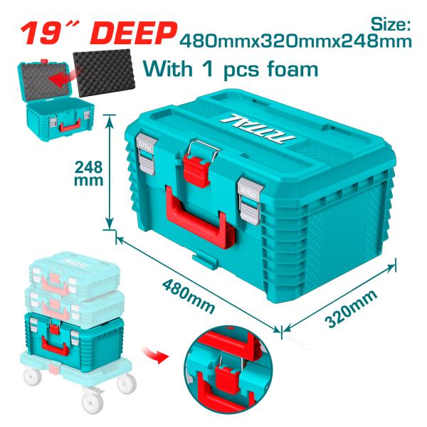 Kovček TOTAL za orodje 25kg 19