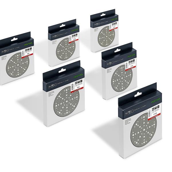 Set brusnih papirjev Festool Granat STF D150/48 GR-komplet