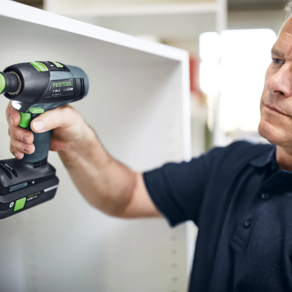 Akumulatorski vrtalnik FESTOOL T 18 + 3 Set Basic
