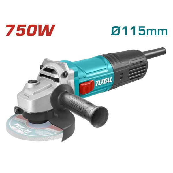 Električni kotni brusilnik TOTAL 750W