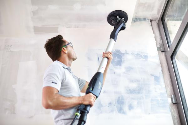 Set FESTOOL brusilnik z dolgim dosegom PLANEX LHS-E 225 in sesalec CTL 36