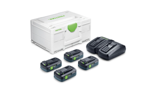Set baterij in polnilec FESTOOL SYS 18V 4xTBX4/TCL6DUO