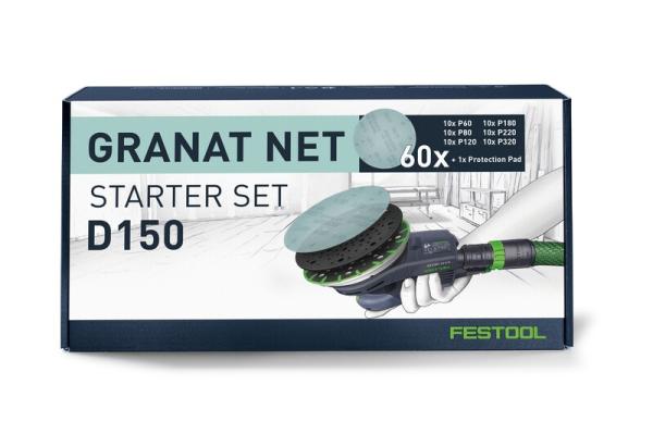 Brusni papir FESTOOL Granat Net D150 GR NET-Set