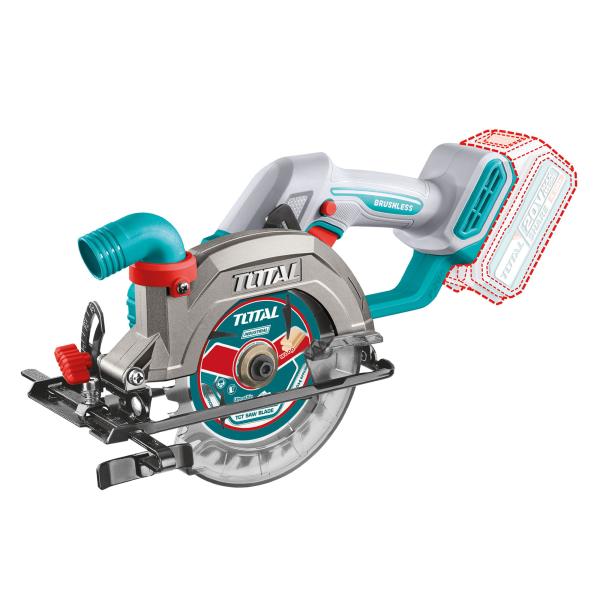 Akumulatorska krožna žaga Total Industrial TSLI1402 140mm