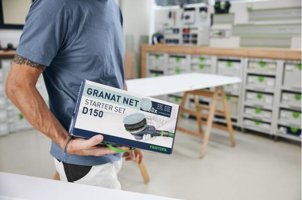 Brusni papir FESTOOL Granat Net D150 GR NET-Set