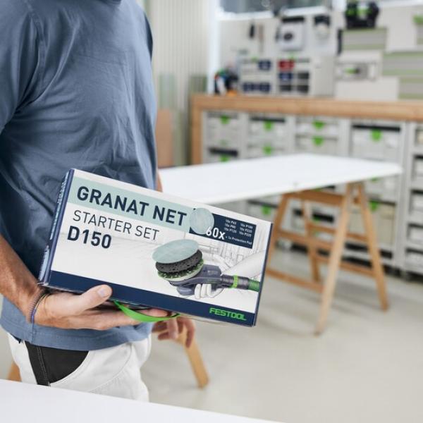 Brusni papir FESTOOL Granat Net D150 GR NET-Set