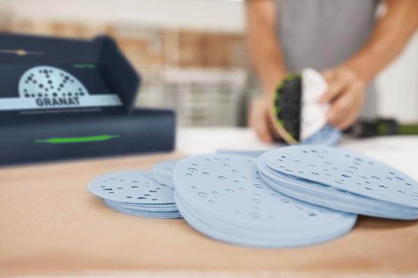 Set brusnih papirjev Festool Granat STF D150/48 GR-komplet